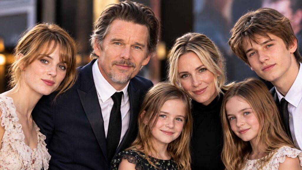 who did ethan hawke have children with