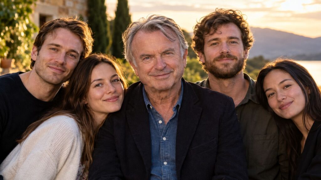 did sam neill have children